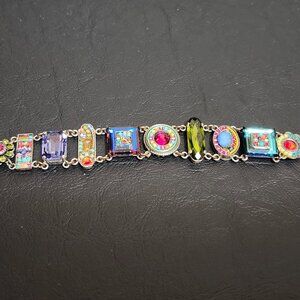 Firefly multi-color, crystal bracelet